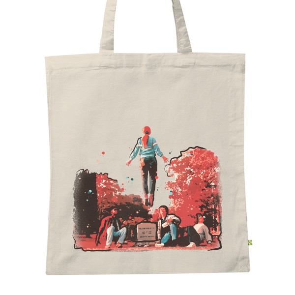 BIO platená taška s potlačou Hawkins