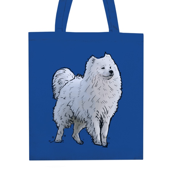 Unisex Cotton Bag s potiskem Samoyed Sam Eng